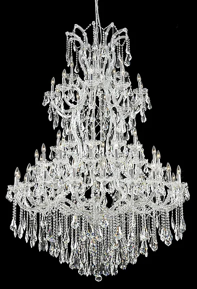 Elegant Maria Theresa 61 Light Chrome Chandelier Clear Royal Cut Crystal 2801G54C/RC
