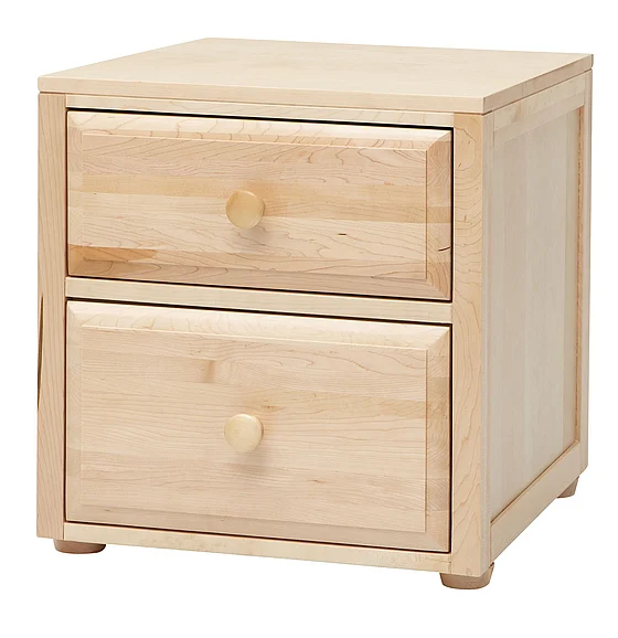 Maxtrix 2 Drawer Nightstand without Crown and Base in Natural 4220-001