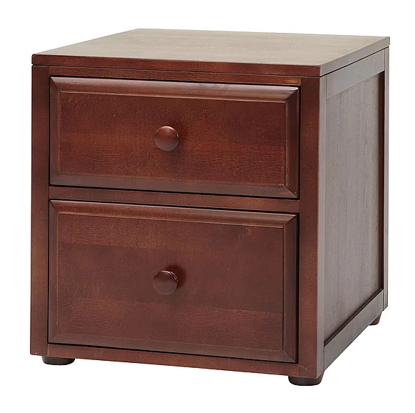 Maxtrix 2 Drawer Nightstand without Crown and Base in Chestnut 4220-003