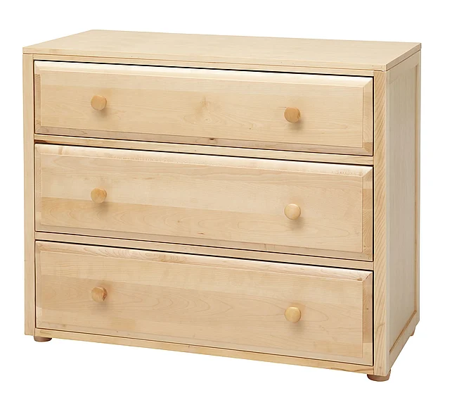 Maxtrix 3 Drawer Dresser without Crown and Base in Natural 4230-001