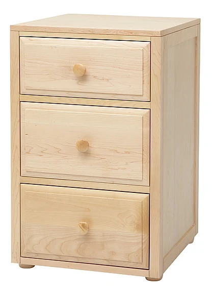 Maxtrix 3.5 Drawer Nightstand without Crown and Base in Natural 4235-001