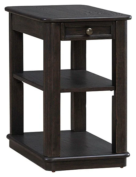 Liberty Wallace Chair Side Table in Dark Toffee 424C-OT1021