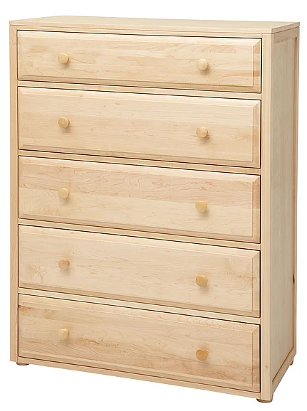 Maxtrix 5 Drawer Chest without Crown and Base in Natural 4250-001
