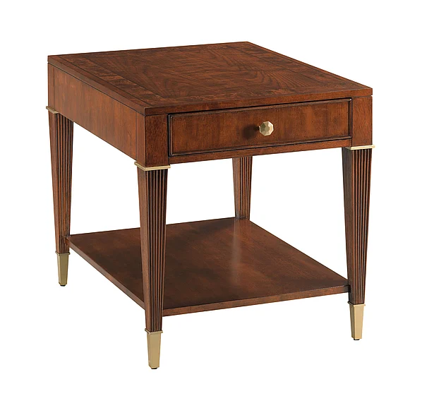 American Drew Addison Greenhill Rectangular End Table in New Classic 426-917