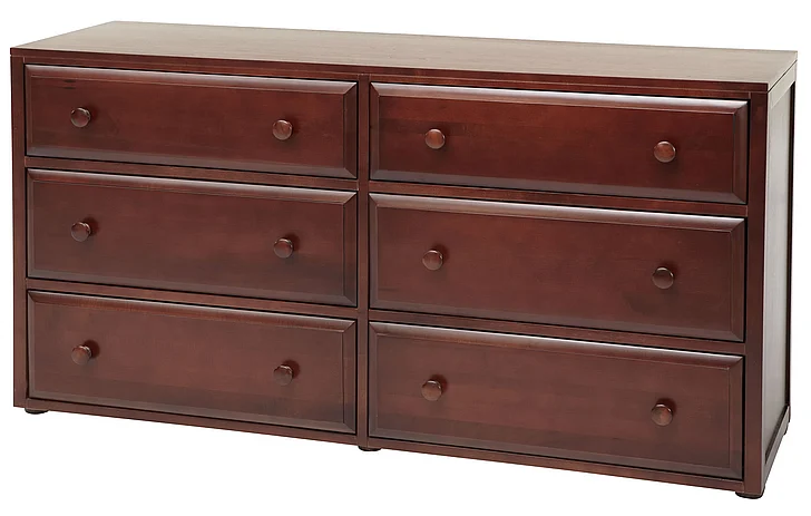 Maxtrix 6 Drawer Dresser without Crown and Base in Chestnut 4260-003