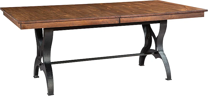 Intercon Furniture The District Dining Table in Cool Copper