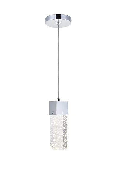Elegant Novastella 1 Light Chrome Led Pendant 5300D4C
