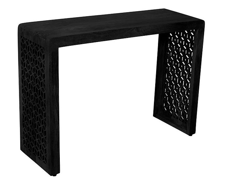 Moti Furniture Tazmyn Console Table in Charcoal 43005004