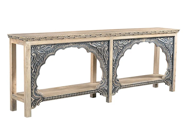 Moti Furniture Carter Console Table in Two-tone 43005005