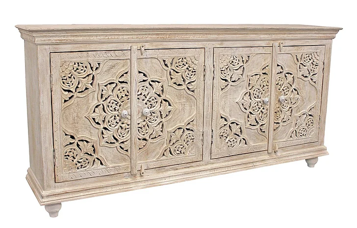 Moti Furniture Carter Eagle Sideboard in White 43009020