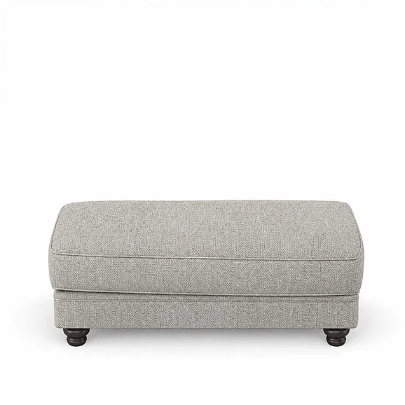 Corinthian Howard Ottoman in Trot-Mushroom FG4306