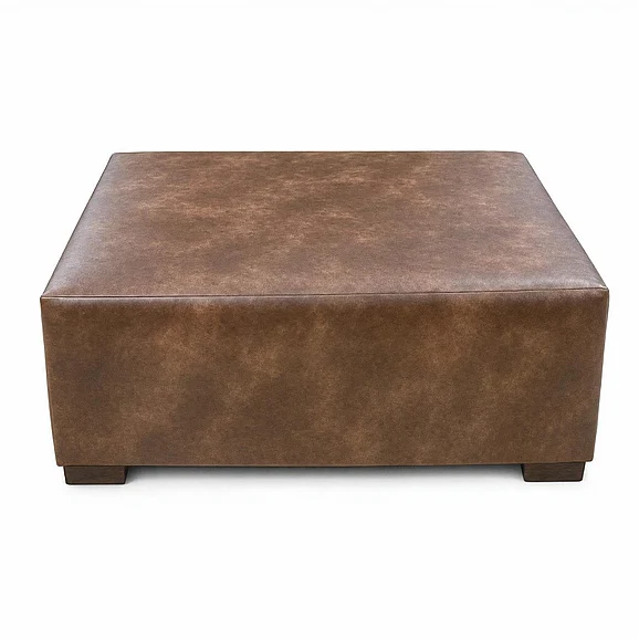 Corinthian Howard Cocktail Ottoman in Dutton-Cigar FG4307