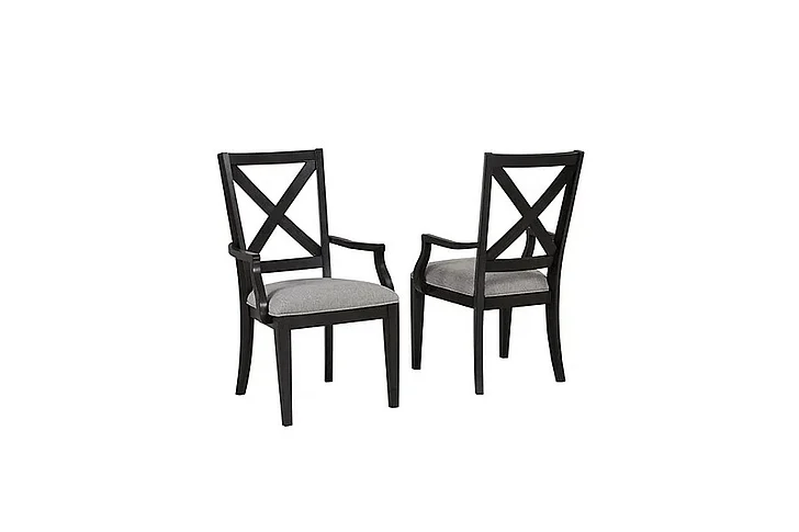 FD Home Studio 24 Arm Chair (Set of 2) in Java Bean 4324-02