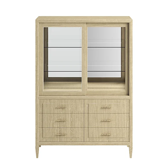A.R.T. Furniture Eave China Cabinet in Sundrenched Oak 436240-1825