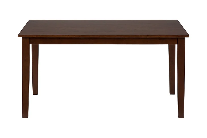 Jofran Simplicity Solid Wood Classic 60" Rectangle Dining Table in Caramel 452-60
