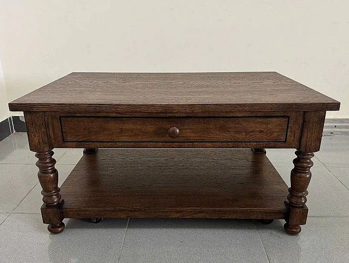 Riverside Eastlake Rect. Cocktail Table in Whiskey Oak 45402