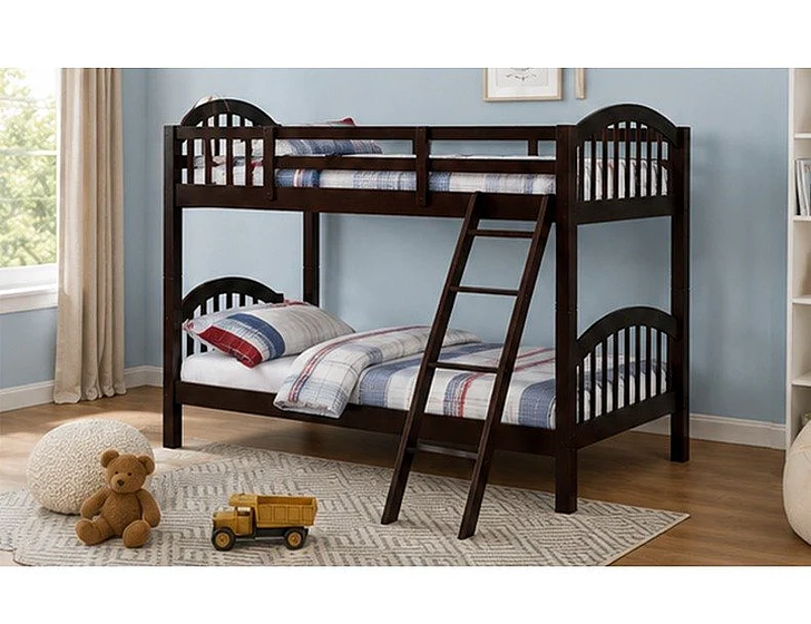 Bella Esprit Dana Twin over Twin Bunk Bed in Espresso 4549975-AB
