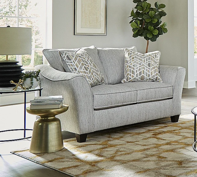 Peak Living 4550 Loveseat in Hayworth Dove 4552-1301 CUSTOM ITEM