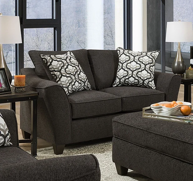 Peak Living 4550 Loveseat in Dante Dusk 4552-2126 CUSTOM ITEM