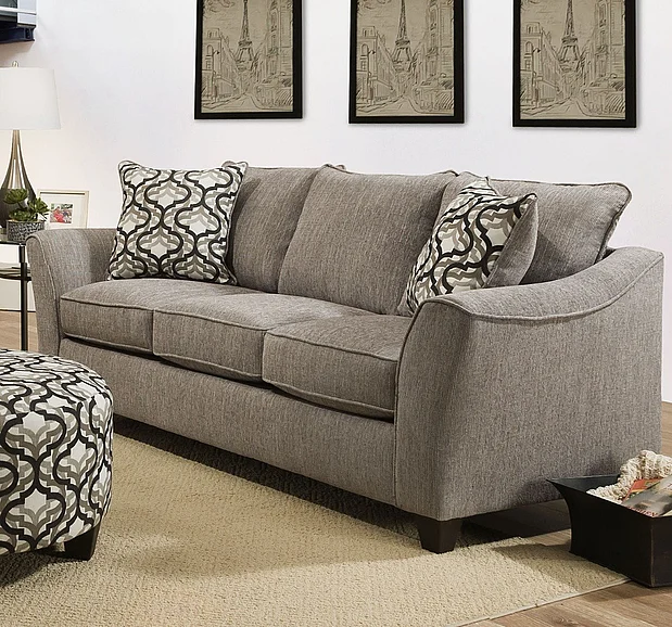 Peak Living 4550 Sofa in Dante Concrete 4553-2124 CUSTOM ITEM