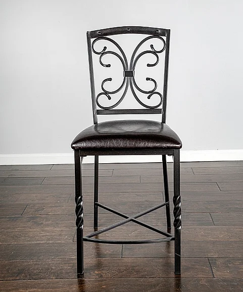 Emma Mason Signature Pinehall Line Counter Dining Stool (Set of 4) in Black