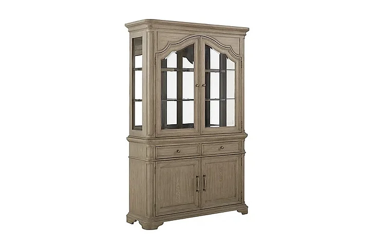 FD Home Abington Village China Cabinet in Linville Oak