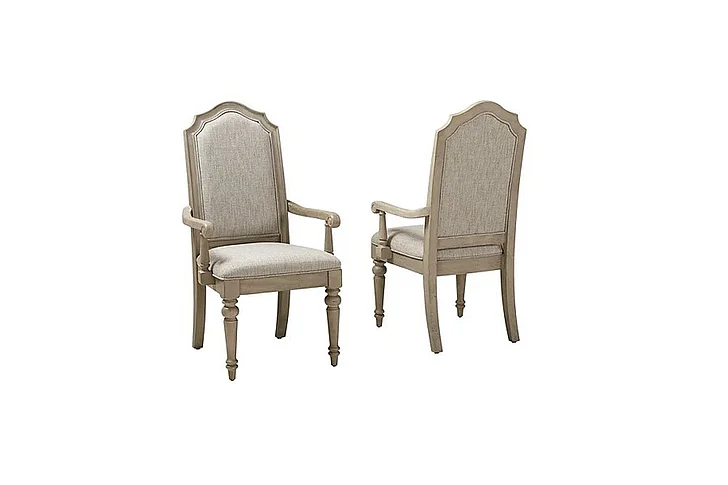 FD Home Abington Village Upholstered Arm Chair (Set of 2) in Linville Oak 4560-08