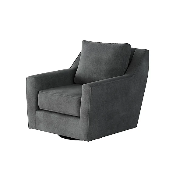 Southern Motion (Fusion) Bella Asphalt Swivel Glider in Grey 67-02G-C