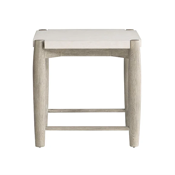 Bernhardt Ashbrook Side Table in Vellum 462111 PROMO
