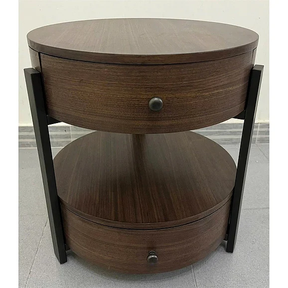 Riverside Nova End Table in Nouveau Walnut 46409