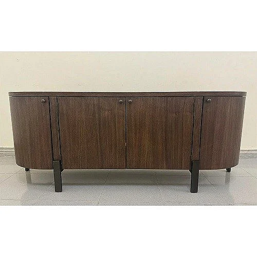 Riverside Nova Media Console in Nouveau Walnut 46440
