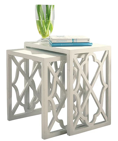 Tommy Bahama Ivory Key Stovell Ferry Nesting Tables