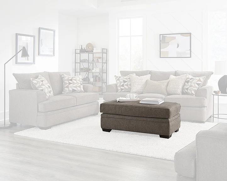 Peak Living 470 Ottoman in Bri Otter 47003-1911 CUSTOM ITEM