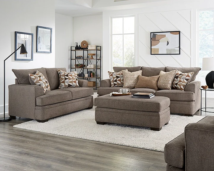 Peak Living 470 2pc Living Room Set in Bri Otter CUSTOM ITEM