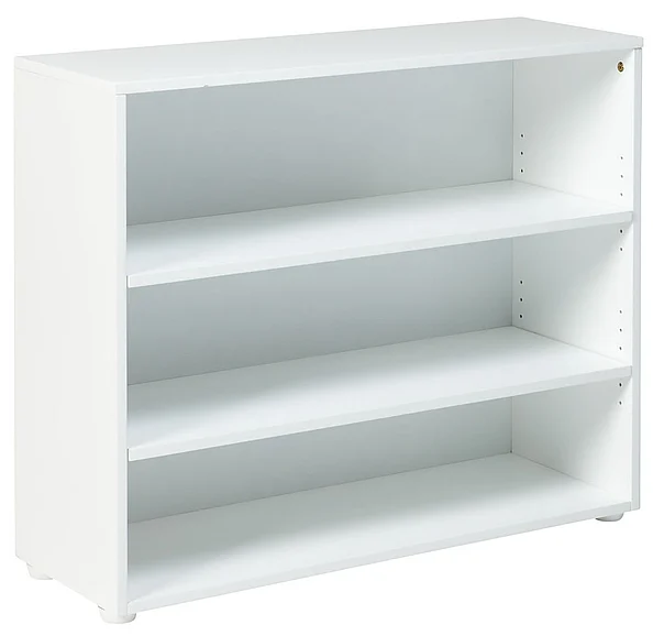 Maxtrix 3 Shelf Bookcase without Crown and Base in White 4720-002