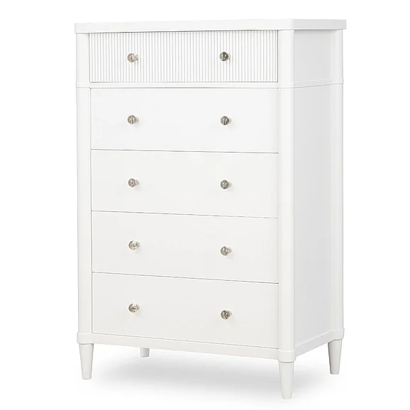 Legacy Classic Adeline 5 Drawer Chest in Cloud White 4725-2200