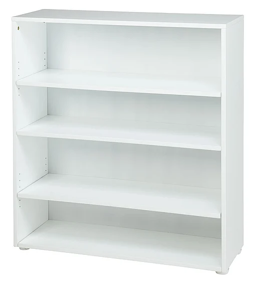 Maxtrix 4 Shelf Bookcase without Crown and Base in White 4740-002