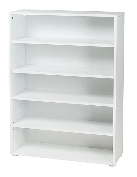 Maxtrix 5 Shelf Bookcase without Crown and Base in White 4750-002