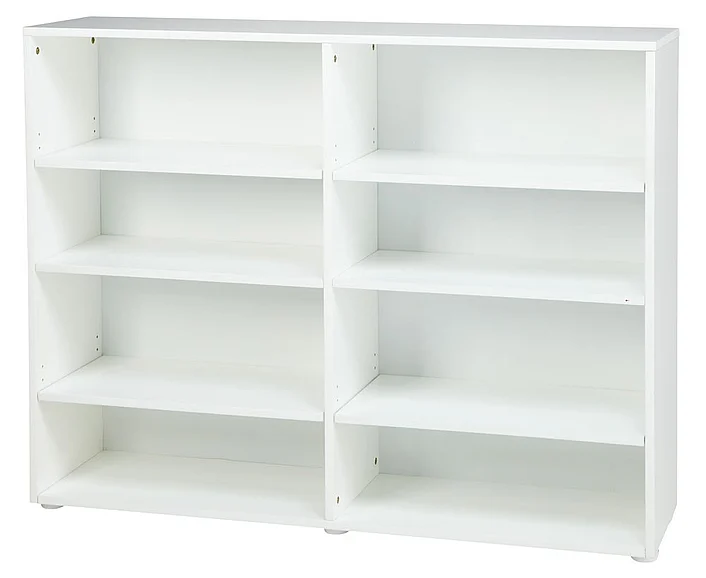 Maxtrix 8 Shelf Bookcase without Crown and Base in White 4780-002