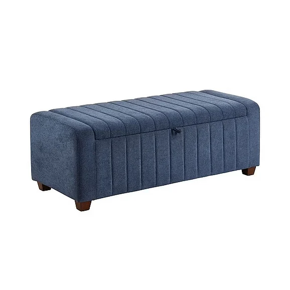 Homelegance Derby Storage Bench in Blue 4798BU