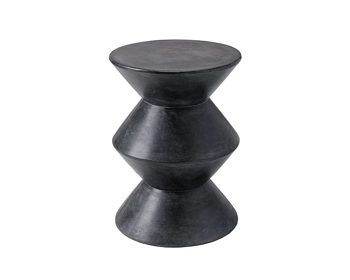 SUNPAN MIXT Union End Table in Black 48012
