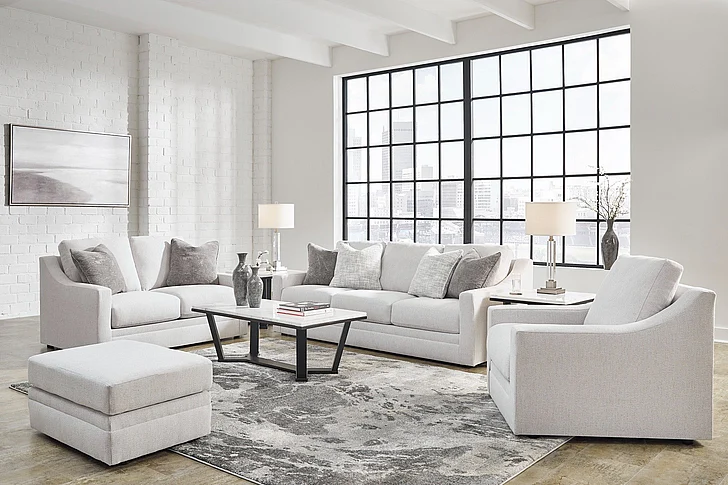 Maitelynn 2-Piece Living Room Set in Chalk