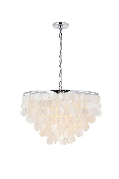 Elegant Selene 6 Light Chrome Pendant LD5050D24C