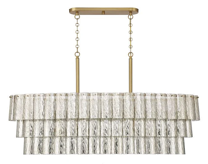 Craftmade Museo 7 Light Island in Satin Brass 48677-SB