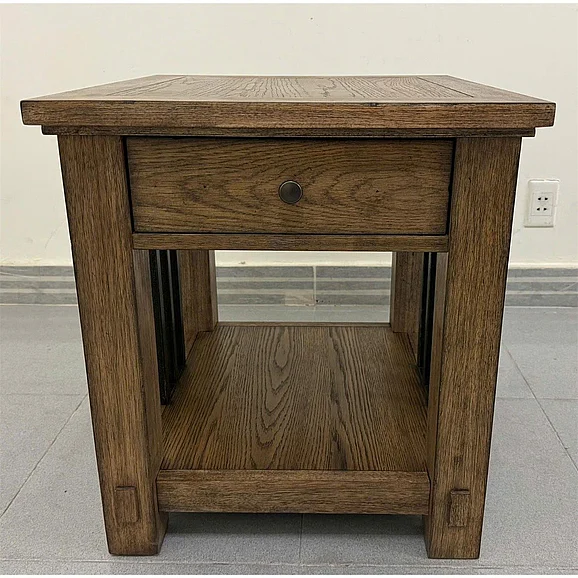Riverside Windsor End Table in Brandy 48809