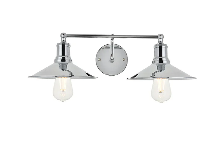 Elegant Etude 2 Light Chrome Wall Sconce LD4033W21C