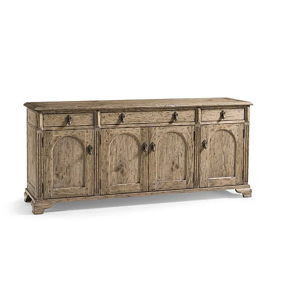 Jonathan Charles Sagehill Arched-Door Credenza in Timberon Grey Oak 491231-TGO