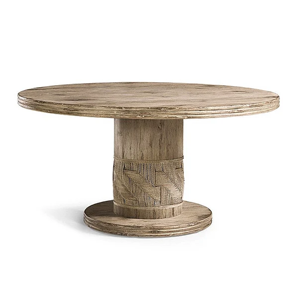 Jonathan Charles Sagehill 60inch Round Dining Table in Timberon Grey Oak EM-491232-TGO-60D
