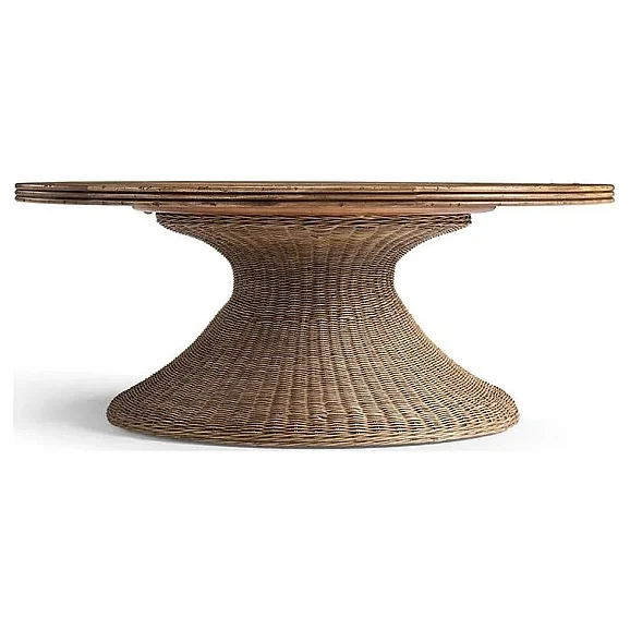 Jonathan Charles Palm Court Rattan Coffee Table 491331-C012