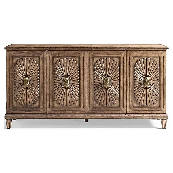 Jonathan Charles Palm Court Starburst Sideboard inn Acacia 491336-PCA